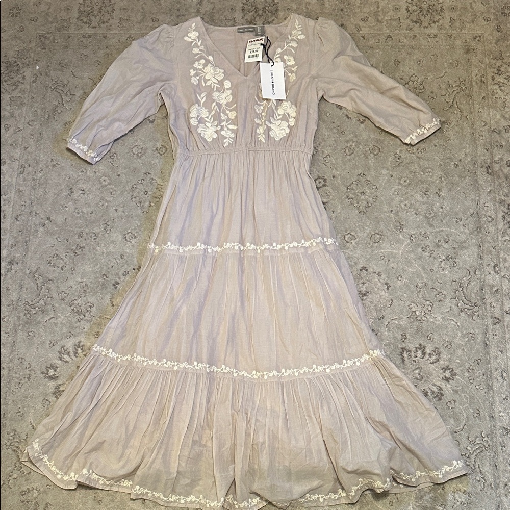 NWT Lucky Brand lined size small midi